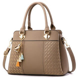 Chic PU Satchel Bag with Embroidery – Stylish & Versatile for Every Occasion