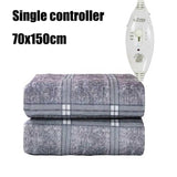 Electric Heated Blanket with Smart Temperature Control – Soft Plush Winter Warming Mat for Bed & Sofa