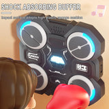 Smart Music Boxing Machine with Lights – Wall-Mounted Reflex Trainer for Kids & Teens