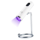 Portable UV Nail Lamp with Stand - Rechargeable Mini Gel Polish Dryer for Fast Curing