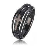 Pulsera con dijes geométricos vintage: elegante joyería de aleación de zinc para mujeres