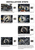 Heyword 160W 26000LM LED Car Headlights – Ultra-Bright, High-Performance Upgrade
