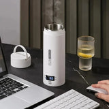 Portable Electric Travel Kettle – 500ml Quick Boiling Bottle with Temperature Control