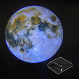 Portable LED Projection Lamp – Battery-Powered Light for Photos & Room Decor