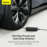 Compact Digital Tire Inflator Pump for Cars and Bikes – 12V Portable Air Compressor