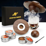 Kit para ahumar cócteles: juego para ahumar whisky con astillas de madera y accesorios de barra