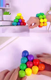 Pelota educativa giratoria 3D: juguete sensorial para niños de 3 a 6 años, alivio terapéutico del estrés, mejora la concentración y las habilidades motoras 