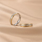 Minimalist Titanium Steel Geometric Ring – Stylish, Durable & Unisex