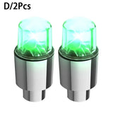 Motion-Activated LED Wheel Lights – Tire Valve Caps for Cars, Motorcycles & Bicycles