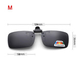 4-Color Polarized Clip-On Sunglasses – Flip-Up UV380 Lenses for Driving & Fishing