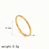 Minimalist 18K Gold Plated Stainless Steel Knuckle Ring – Tarnish-Free & Waterproof