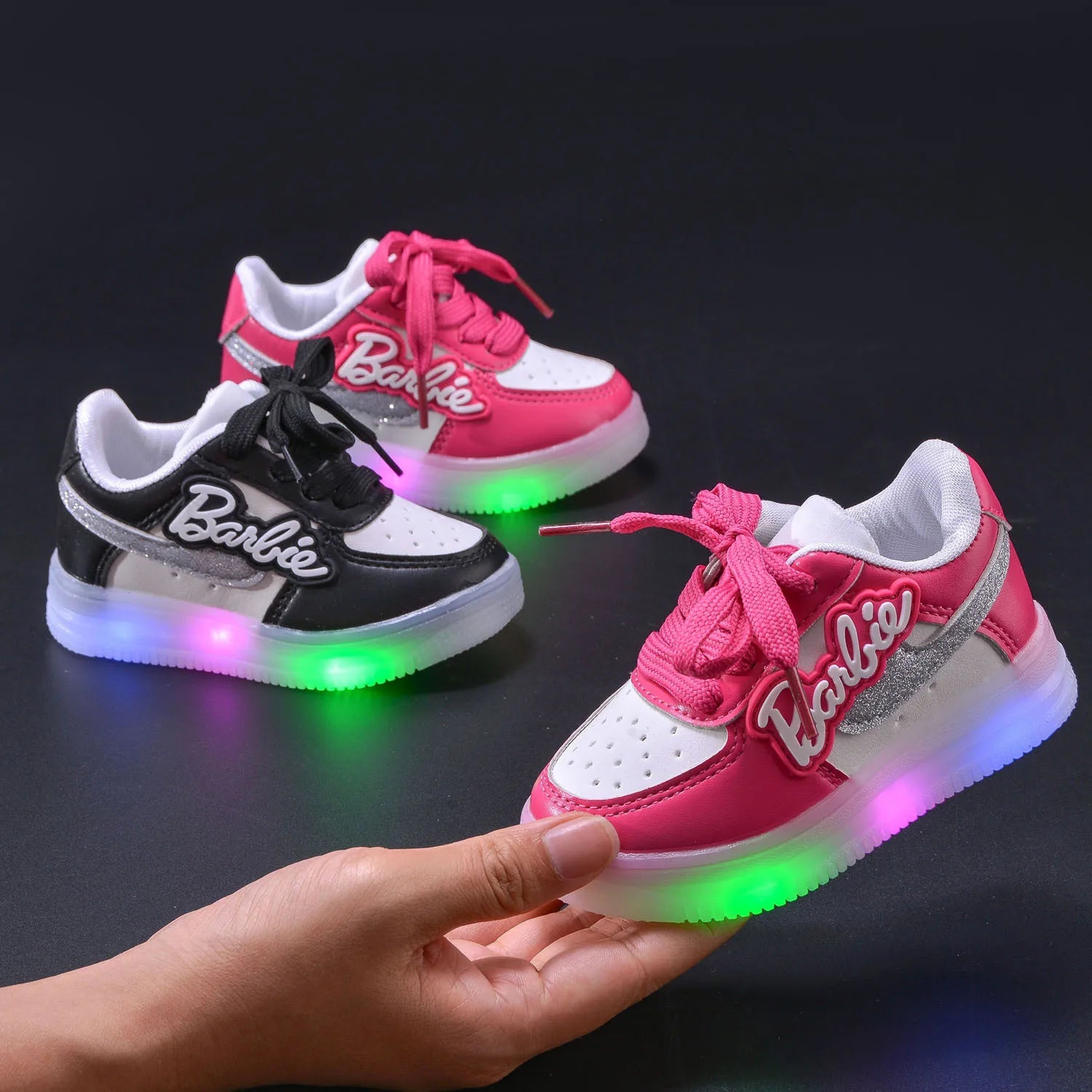 LED Light-Up Sneakers for Kids – Breathable, Non-Slip Casual Shoes for All Seasons