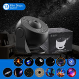 Galaxy Projector Night Light - 360° Rotating Starry Sky & Planetarium for Kids & Adults