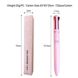 4-in-1 Waterproof Makeup Pencil - Eyeliner, Lip Liner & Eyebrow Pencil All-in-One