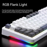 Wireless Mechanical Keyboard – Hot-Swappable, RGB Backlit, Compact 87-Key Bluetooth Keyboard