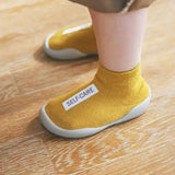 Non-Slip Baby Sock Shoes – Comfortable Toddler First Walking Shoes with Rubber Sole for Boys & Girls