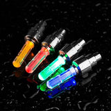 Tapas de válvulas de neumáticos con luces LED que se activan con el movimiento: luces de neón para ruedas de automóviles, motocicletas y bicicletas