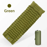 Waterproof Inflatable Camping Mattress with Built-In Pump and Pillow