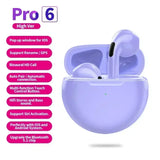 Auriculares inalámbricos Pro 6 TWS con micrófono, nuevos, con Bluetooth, deportivos, para correr, para Apple, iPhone, Xiaomi Pro6