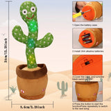 Interactive Dancing Cactus Toy for Kids and Pets