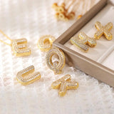 Letter Pendant Necklace for Women – Mood & Sleep Tracker Fashion Jewelry for Office & Career
