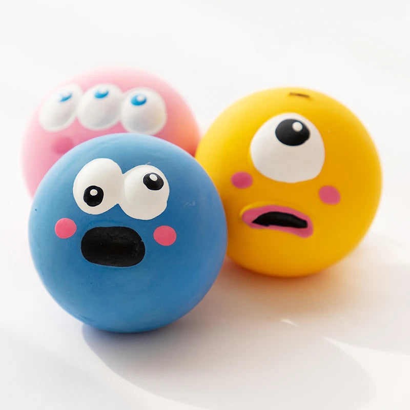 Durable Rubber Squeaky Toy for Dogs – Interactive Chew Toy for Active Play & Dental Health