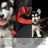 Adjustable Pet Car Seat Belt Harness – Secure & Comfortable Travel Strap for Dogs and Cats
