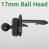 Universal Car Phone Holder Base – 17MM Ball Head for Air Vent Mount