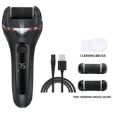 Electric Pedicure Foot File - Rechargeable Callus Remover for Heels