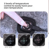 USB Heated Mattress Pad – Portable Electric Blanket with 3 Temperature Levels & Auto Shut-Off
