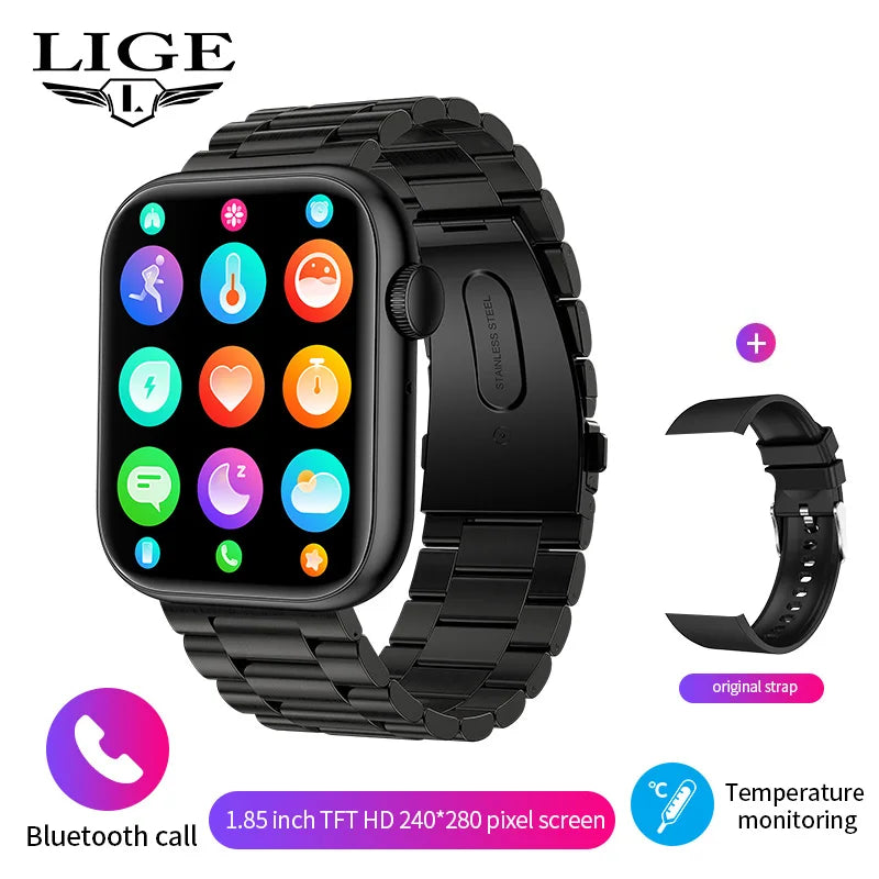2024 Smart Watch with Wireless Charging, Bluetooth Calls & Fitness Tracking