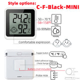 Mini Digital Indoor Thermometer Hygrometer – Accurate Temperature & Humidity Monitor with Air Comfort Indicator