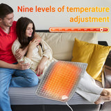 Adjustable Electric Heating Pad Belt – Soft Microplush Warmer for Back, Waist & Abdomen Relief