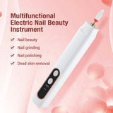 Cordless Electric Manicure Pedicure Kit - Nail File Drill for Home Use