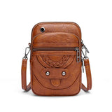 Soft PU Leather Flap Crossbody Bag – Fashionable Everyday Shoulder Purse for Women