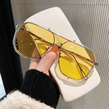 Oversized Square Polarized Sunglasses – Stylish Eye Protection for Any Occasion