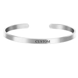Personalized Coordinate Bracelet & Bar Necklace Set for Men & Women