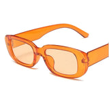 Retro Rectangle Sunglasses for Women – UV400 Vintage Fashion Eyewear with Anti-Glare Lenses