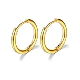 Stainless Steel Small Hoop Earrings – Unisex Cartilage and Helix Piercing Jewelry