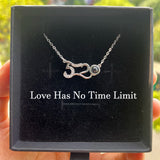 Custom Heart Photo Pendant Necklace – Personalized Couples Gift with Message Reminder