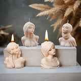 Princess Girl Silicone Candle Mold – Cute Aromatherapy Mold for Candles, Resin, Clay & Gypsum Crafts