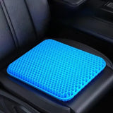 Double Thick Gel Seat Cushion - Breathable Pressure Relief Pad for Car & Office