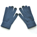 New Winter Thicken Warm Gloves For Men Women Students Knitted Three Finger Touch Screen Mittens Outdoor Cycling Skiing Gloves