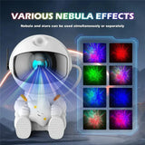 Galaxy Star Astronaut Projector LED Night Light with Starry Sky Effect for Bedroom Decoration and Kids' Gifts