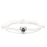 Custom Heart Photo Bracelet – Personalized Rope Chain Jewelry for Women