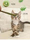 Natural Matatabi Cat Sticks – 6-Pack Silvervine Chew Toys for Dental Health