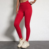 Women's Plus-Size High-Waist Yoga Leggings with Internal Pocket