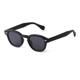 Vintage Shell Round Sunglasses – Retro Fashion Shades for Men & Women (UV400 Protection)