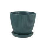Modern Resin Flower Pot for Indoor Plants and Desk Décor