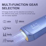 3-in-1 IPL Laser Hair Removal Device with Cooling & Skin Rejuvenation – Permanent Hair Remover for Women & Men